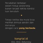 Quotes Kang Rial tentang kesadaran diri dan perubahan hidup